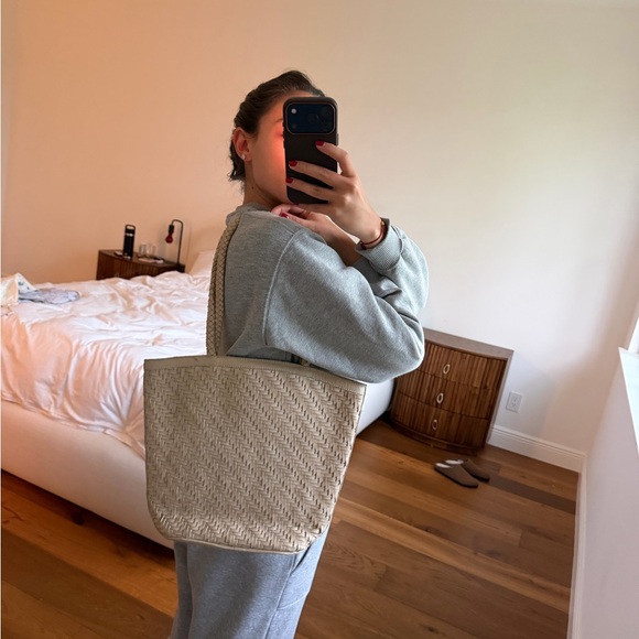 Bembien Woven Tote Bag in Beige - Women Bags - Picture 3 of 5